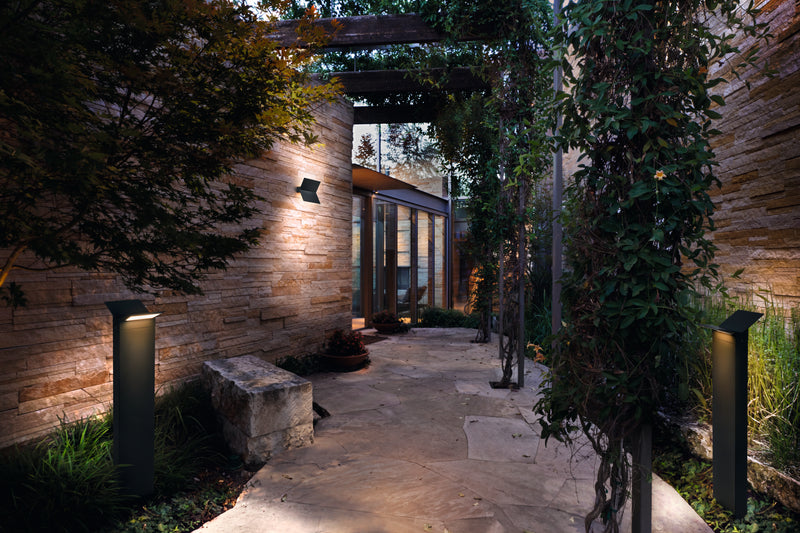 9,5W, 580lm, Endura Style Bat Wall DARK GRAY, 3000K, IP44, IK03, LED Ulkoseinävalaisin Osram