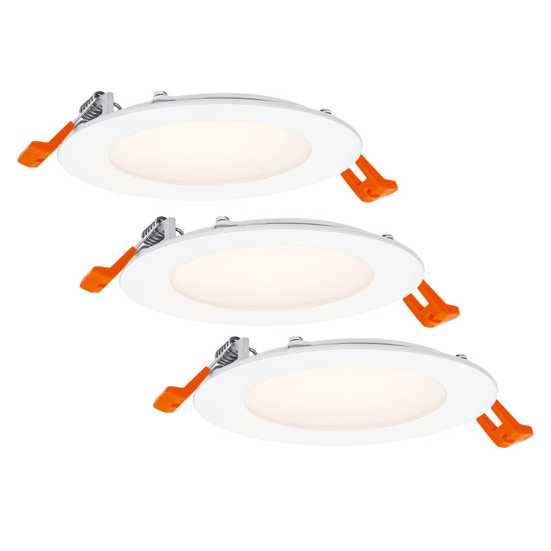 8W, 550lm, Downlight Slim Set 3x120mm, 3000K, IP20, LED Downlight Set Osram