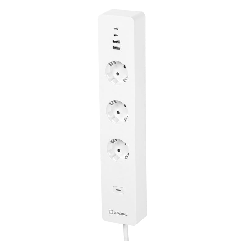 Smart+ Wifi Multi Power Socket, IP20, 65x350mm, Smart extension cord Osram