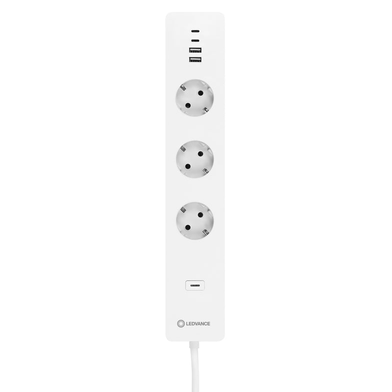 Smart+ Wifi Multi Power Socket, IP20, 65x350mm, Smart extension cord Osram