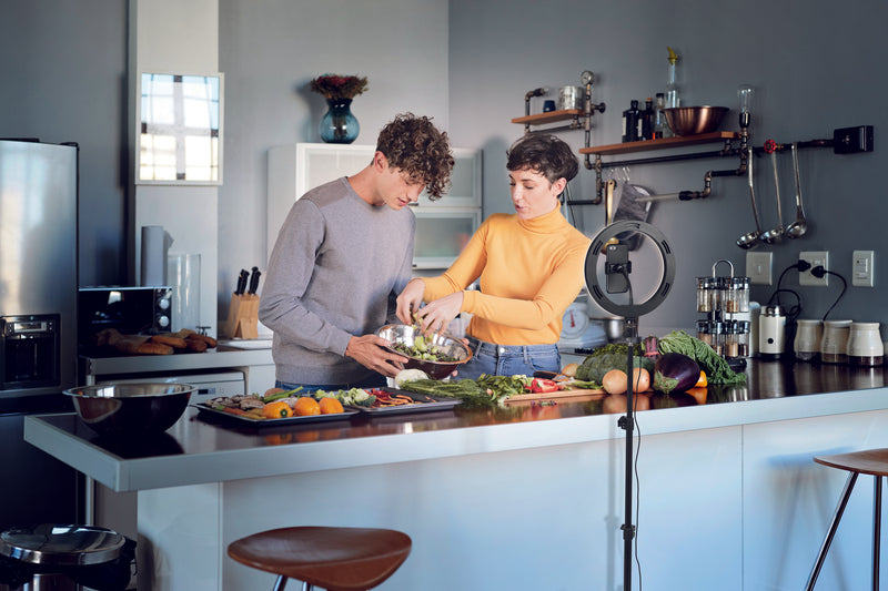 6W, 250lm, Linear LED Mobile Ring Tripod, 635x2200mm, LED Rengasvalojalusta mobiililaitteelle Osram