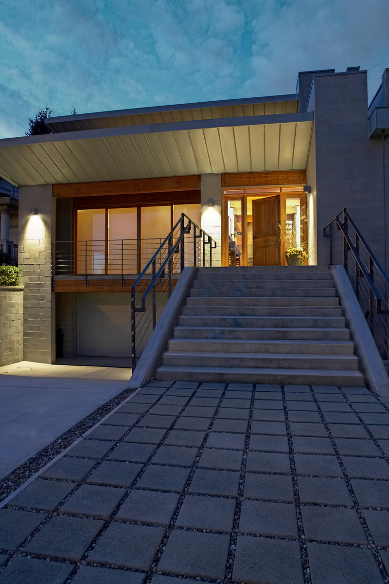 Endura Classic Square Down, GU10, IP44, IK04, Ulkoseinävalaisinrunko Osram