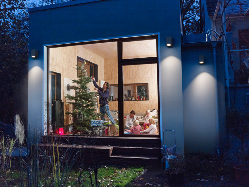 Endura Classic Cube Adjustable Wall, GU10, IP44, IK04, Outdoor wall light frame Osram