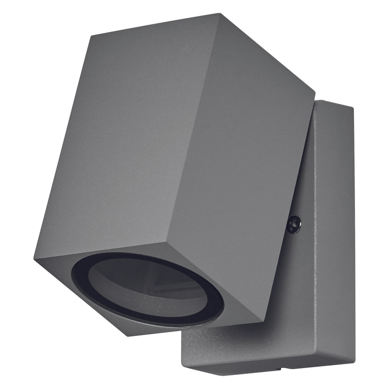 Endura Classic Cube Adjustable Wall, GU10, IP44, IK04, Outdoor wall light frame Osram