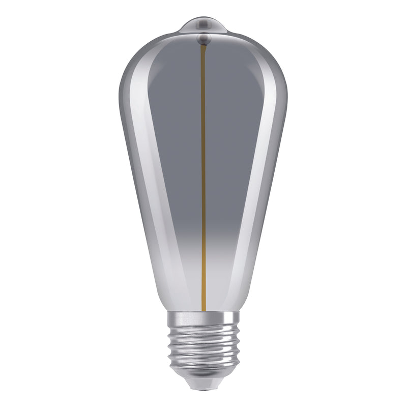2,2W, 60lm, Vintage 1906 Edison 6 Filament Magnetic SMOKE, 1800K, E27, 64x140mm, LED Sisustuslamppu Osram