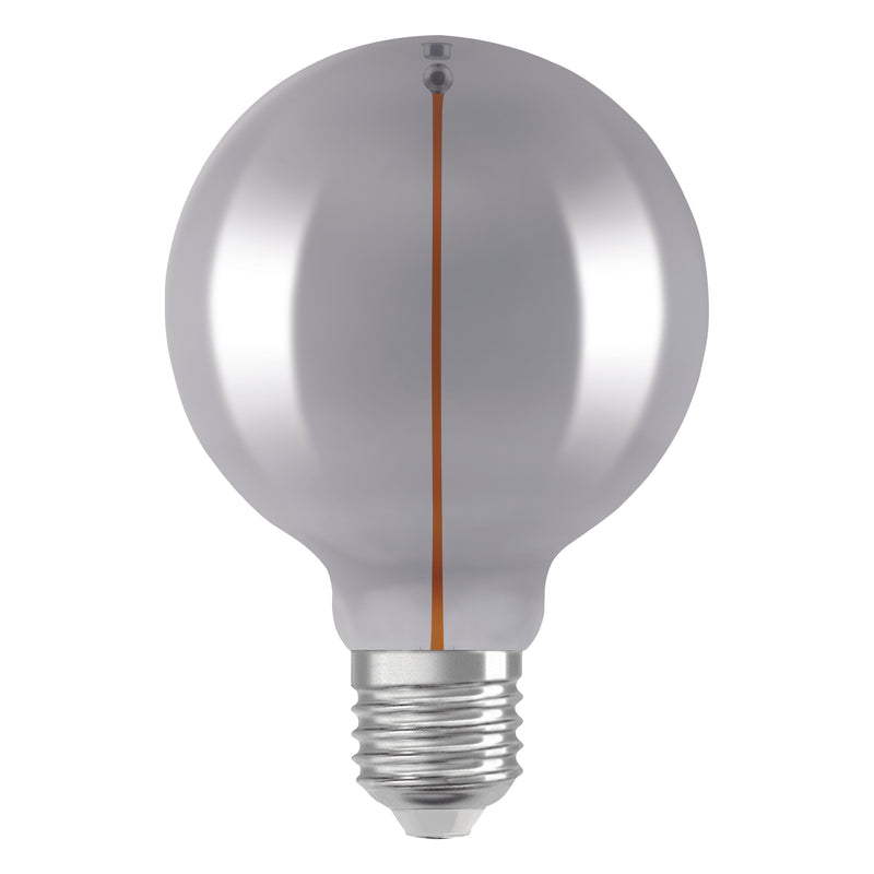 2,2W, 60lm, Vintage 1906 Globe 95 6 Filament Magnetic SMOKE, 1800K, E27, 95x138mm, LED Sisustuslamppu Osram