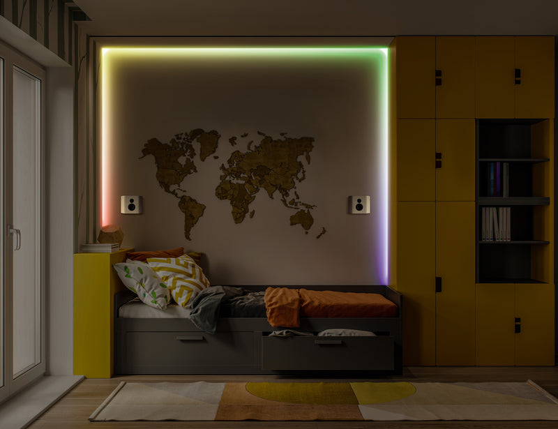 12,5W, Flex Audio Voice Receiver RGB + Remote Control 3m, IP20, LED Nauha Osram