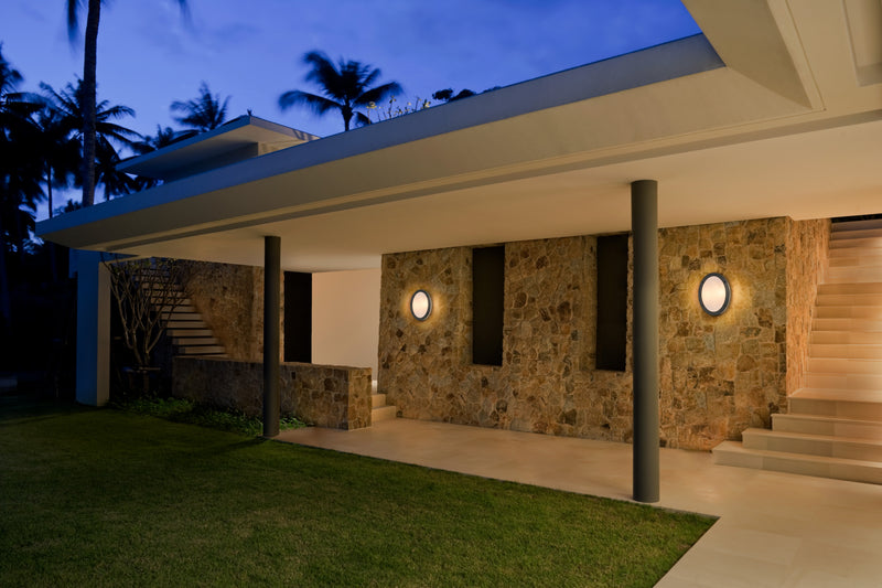 Endura Classic Orbi Wall DARK GRAY, 2XE27, IP65, IK06, Ulkoseinävalaisinrunko Osram