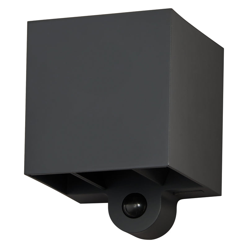 2,5W, 180lm, Endura Style Adjustable Beam Sensor USB DARK GRAY, 3000K, IP54, IK05, 97x126mm, LED Ulkoseinävalaisin liiketunnistimella ja hämäräkytkimellä Osram