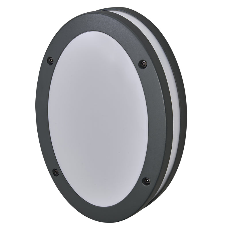 Endura Classic Orbi Wall DARK GRAY, 2XE27, IP65, IK06, Ulkoseinävalaisinrunko Osram