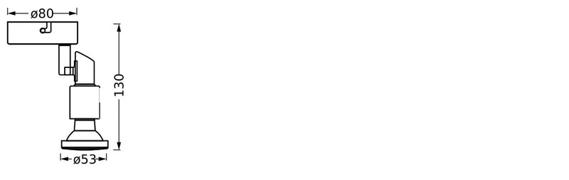 3.4W, 230lm, LED Spot DIM, GU10, 2700K, IP20, IK06, 80x130mm, LED Spotlight Osram