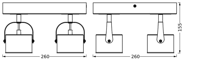 22W, 750lm, Decor Spot Jupiter SILVER, 3000K, IP20, IK03, 260x260mm, LED Spotlight Osram