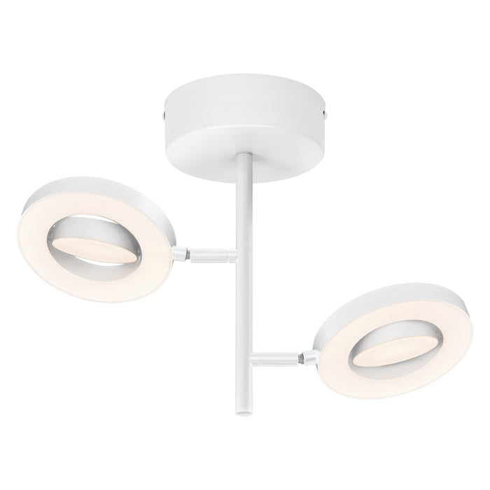 21W, 465lm, Decor Spot Saturn CLICK-CCT Black Ceiling, 3000K/4200K/6500K, IP20, IK03, Sisustuksellinen LED Kattovalaisin LEDVANCE