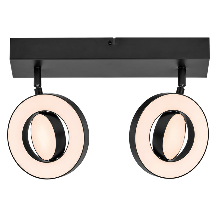 21W, 440lm, Decor Spot Saturn CLICK-CCT Black 2 Spot, 3000K/4200K/6500K, IP20, IK03, Sisustuksellinen LED Kohdevalaisin LEDVANCE