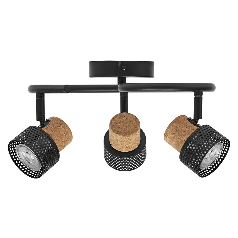 10.2W, 690lm, Decor Spot Cork DIM, 3XGU10, 2700K, IP20, IK03, 136x318mm, LED Spotlight Osram