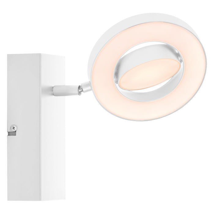 11W, 215lm, Decor Spot Saturn CLICK-CCT Black 1 Spot, 3000K/4200K/6500K, IP20, IK03, Sisustuksellinen LED Kohdevalaisin Osram