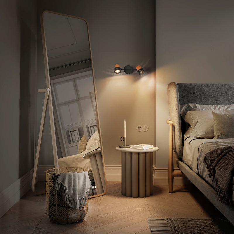 6,8W, 460lm, Decor Spot Cork DIM, 2XGU10, 2700K, IP20, IK03, 100x338mm, LED Kohdevalaisin Osram