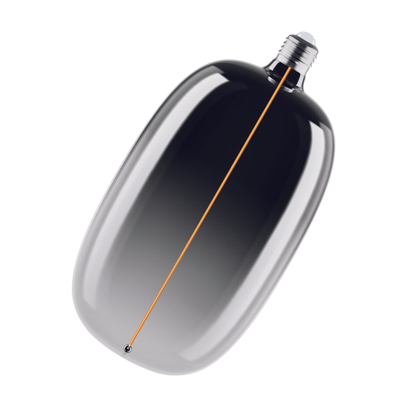 4.8W, 100lm, Vintage 1906 Big Eclipse Oval 10 Magnetic Filament SMOKE DIM, 1800K, E27, 145x280mm, LED Sisustuslamppu Osram