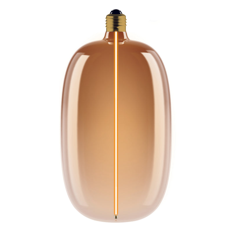 4.8W, 200lm, Vintage 1906 Eclipse Oval 20 Magnetic Filament TEA BROWN DIM, 1800K, E27, 145x280mm, LED Sisustuslamppu Osram