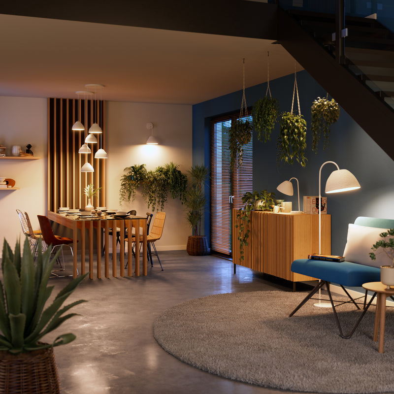 Decor Camel Bell Pendant WHITE, E27, IP20, 375x1690mm, Decorative ceiling lamp Osram