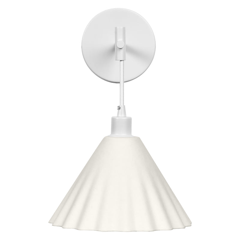 Decor Pulp Wall WHITE, E14, IP20, 262x330mm, Sisustuksellinen seinävalaisin Osram