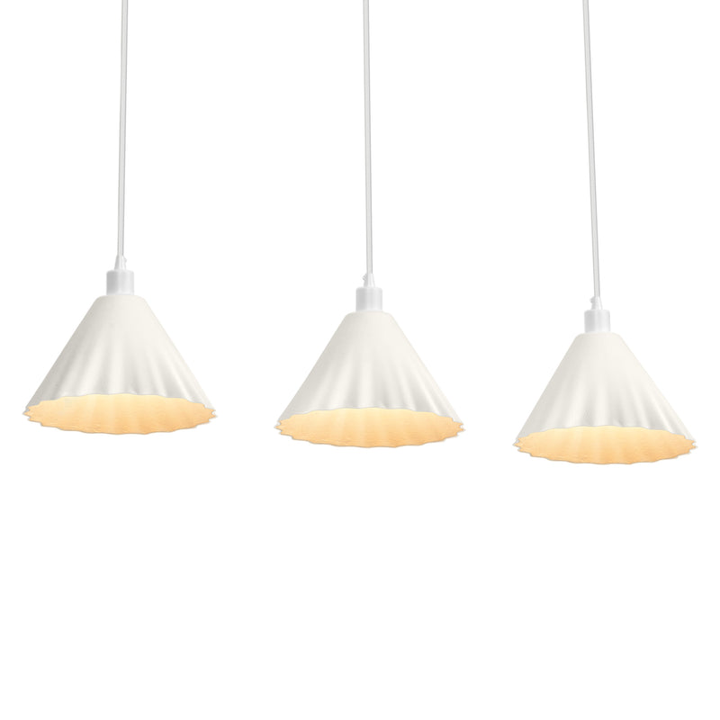 Decor Pulp Pendant WHITE, 3XE14, IP20, 218x2170mm, Sisustuksellinen kattovalaisin Osram