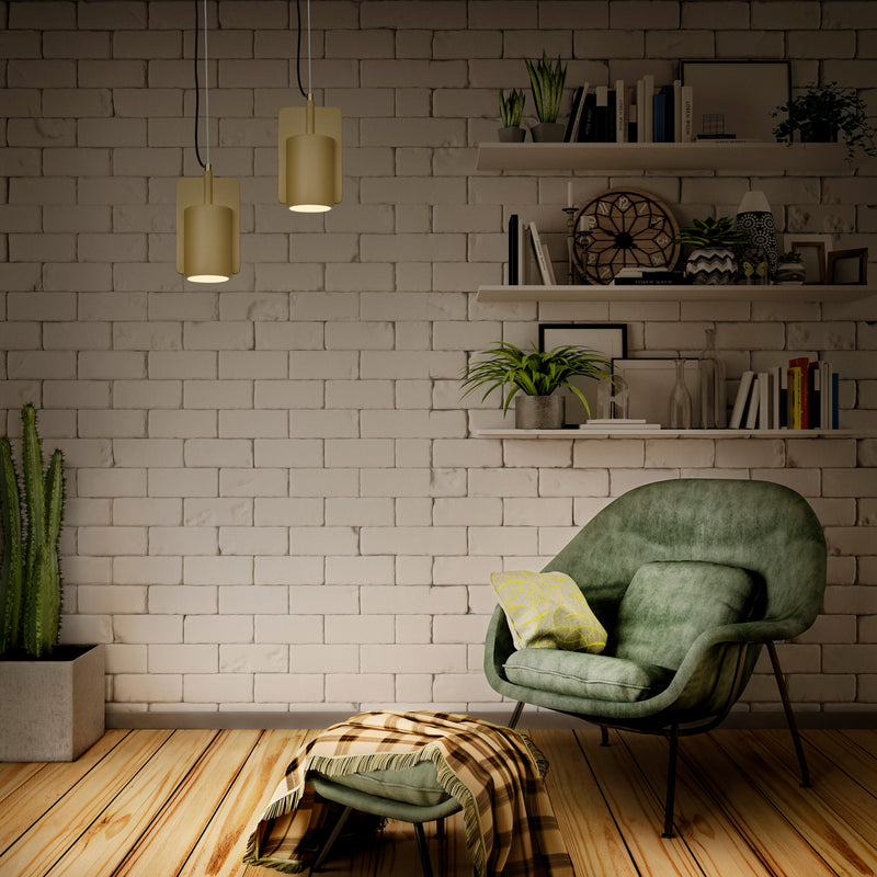 Decor Mold Pendant GOLD, E27, IP20, 155x1500mm, Decorative ceiling lamp Osram