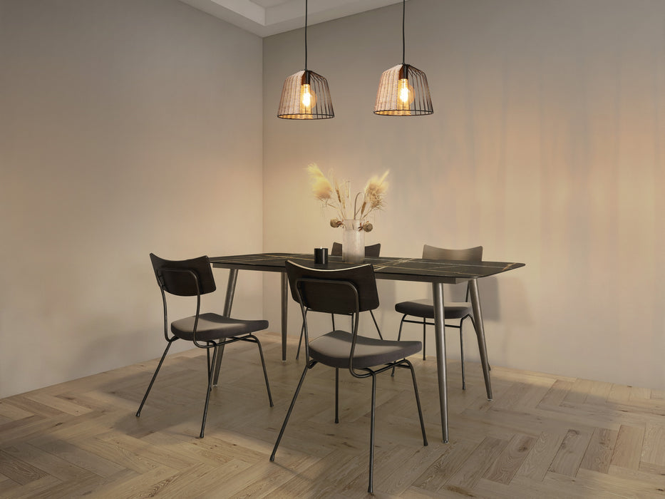 Decor Cage Bell Pendant BLACK, E27, Sisustuksellinen Kattovalaisin LEDVANCE