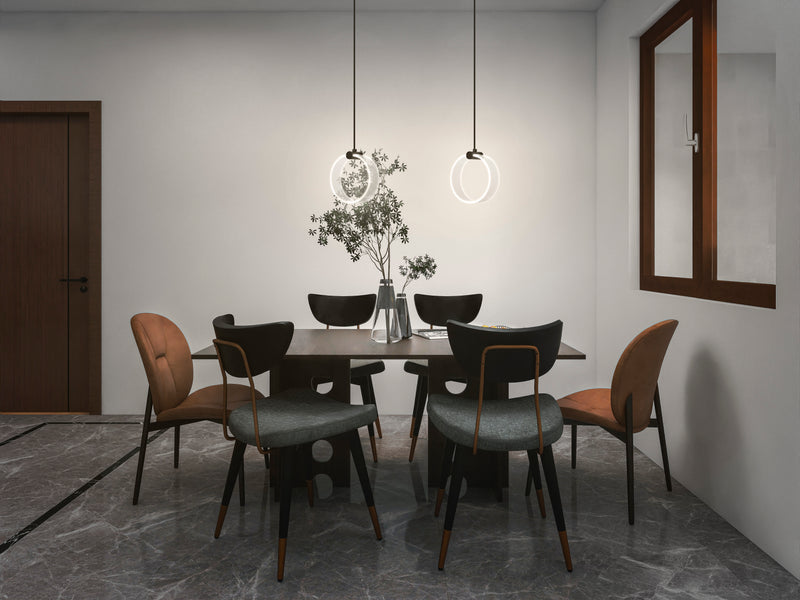 8W, 370lm, Decor Circle 1xPendant PL Click CCT, 3000K/4200K/6500K, IP20, 150x1210mm, Sisustuksellinen LED kattovalaisin Osram