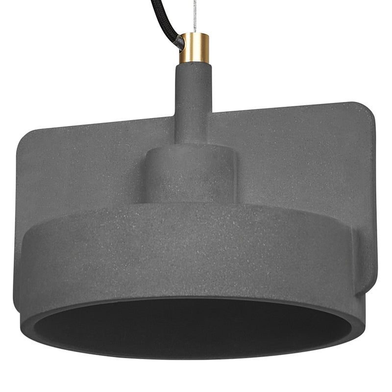 Decor Mold Pendant DARK GRAY, E27, IP20, 225x1500mm, Sisustuksellinen kattovalaisin Osram