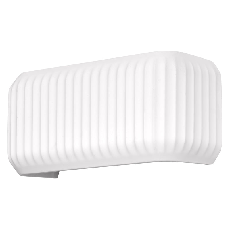 Decor Plaster Routes Wall WHITE, 2XE27, IP20, IK03, 110x330mm, Sisustuksellinen seinävalaisin Osram