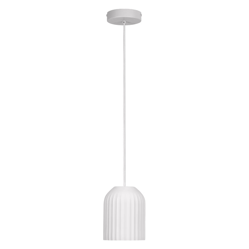 Decor Plaster Routes Pendant 150 WHITE, E27, IP20, IK03, 150x1200mm, Decorative ceiling lamp Osram