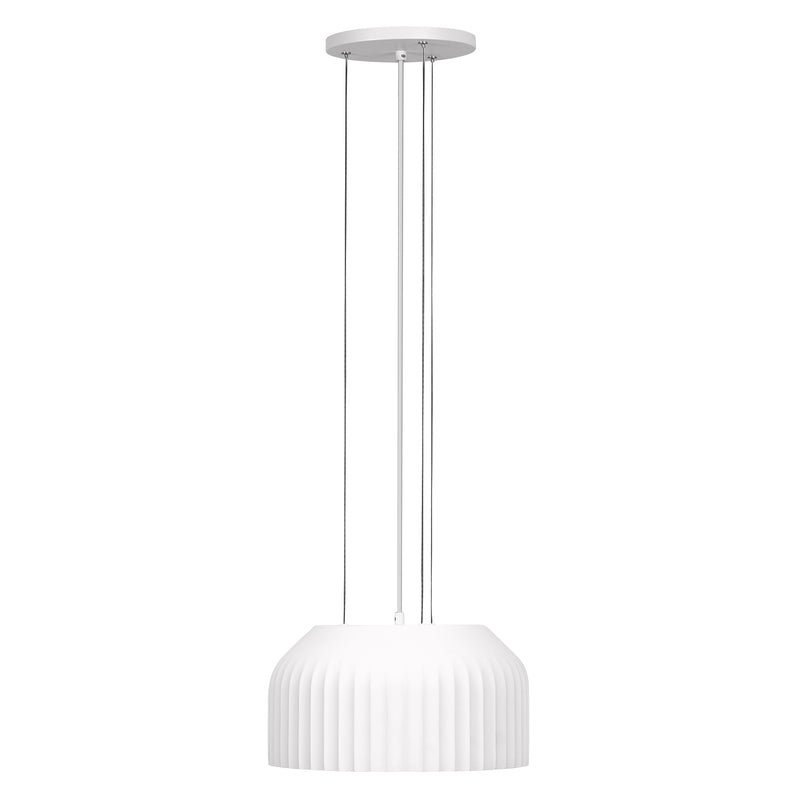 Decor Plaster Routes Pendant 300 WHITE, E27, IP20, IK03, 300x1200mm, Decorative ceiling lamp Osram