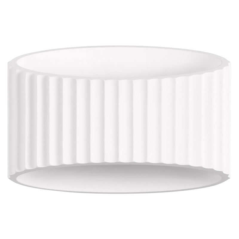 Decor Plaster Band Wall 255 WHITE, E27, IP20, IK03, 143x255mm, Decorative wall lamp Osram