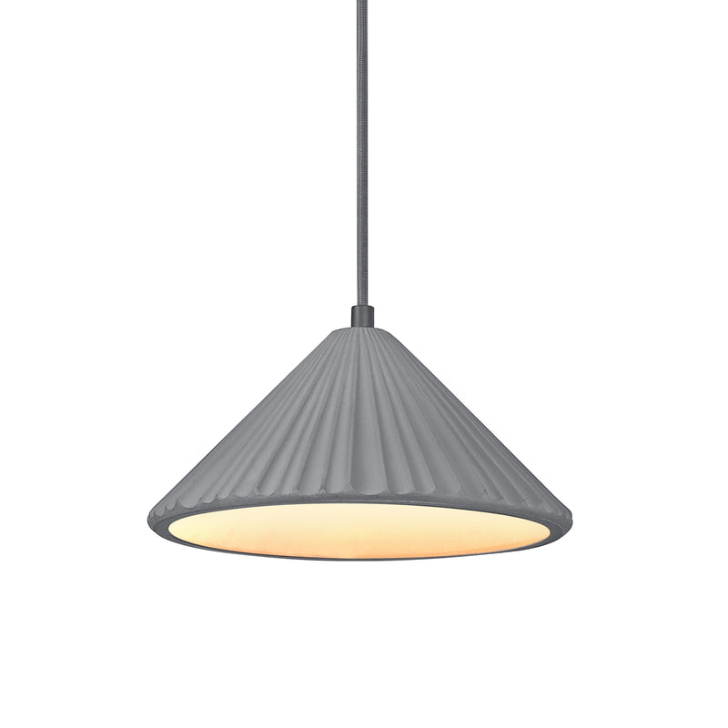 Decor Concrete Pyramid Pendant DARK GRAY, E27, IP20, 250x1175mm, Sisustuksellinen kattovalaisin Osram