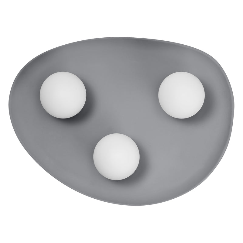 Decor Concrete Nest Ceiling GREY, 3XG9, IP20, IK03, 385x500mm, Sisustuksellinen kattovalaisin Osram