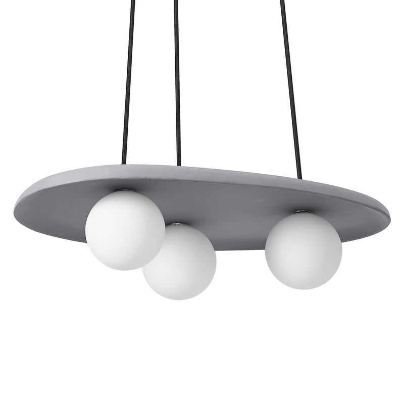 Decor Concrete Nest Pendant GREY, 3XG9, IP20, IK03, 385x1500mm, Decorative ceiling lamp Osram