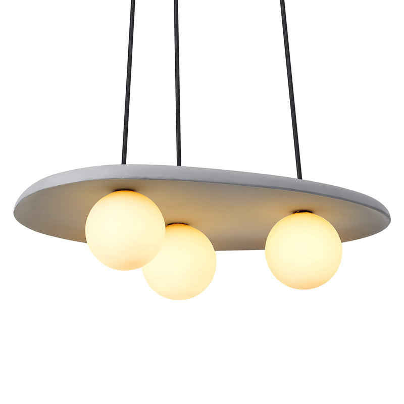 Decor Concrete Nest Pendant GREY, 3XG9, IP20, IK03, 385x1500mm, Decorative ceiling lamp Osram