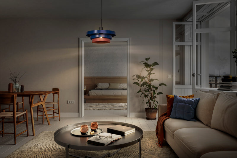 Decor Layers Pendant BLUE, E27, IP20, 400x1360mm, Sisustuksellinen kattovalaisin Osram