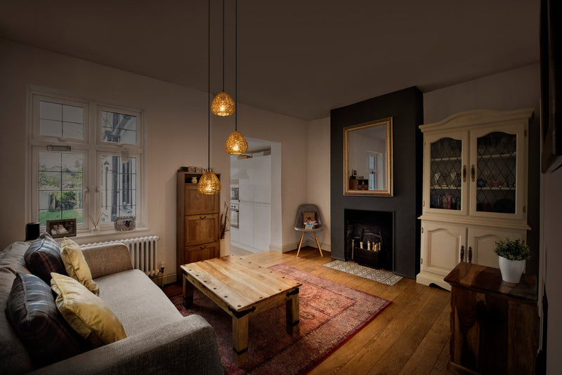 Decor Paper Drop Pendant Plate BEIGE, 3XE27, IP20, IK03, 367x1500mm, Sisustuksellinen kattovalaisin Osram