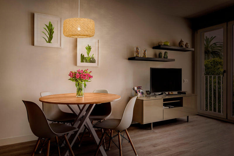 Decor Paper Bale Pendant BEIGE, E27, IP20, IK03, 400x1500mm, Decorative ceiling lamp Osram