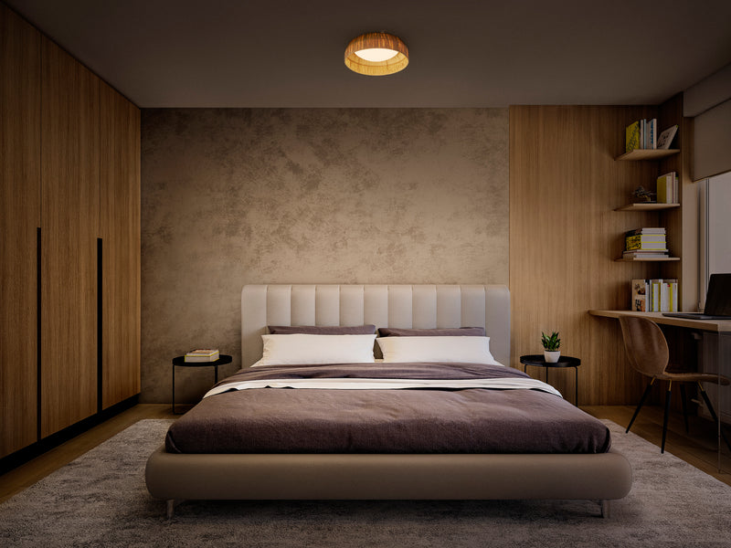 12W, 400lm, Decor Bamboo Paper Ceiling 300 BROWN, 3000K, IP20, IK03, 100x300mm, LED Kattovalaisin Osram