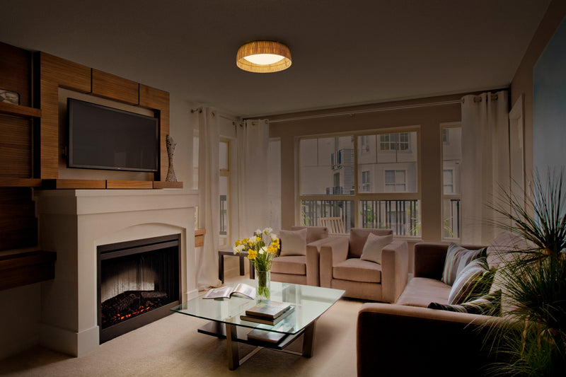 18W, 750lm, Decor Bamboo Paper Ceiling 400 BROWN, 3000K, IP20, IK03, 120x400mm, LED kattovalaisin Osram