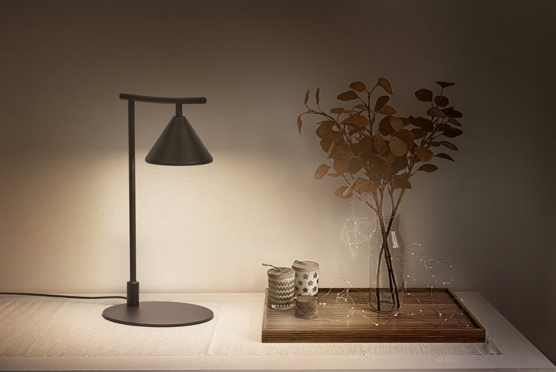 5W, 180lm, Decor Fuji Table BLACK, 3000K, IP20, 210x405mm, LED table lamp Osram