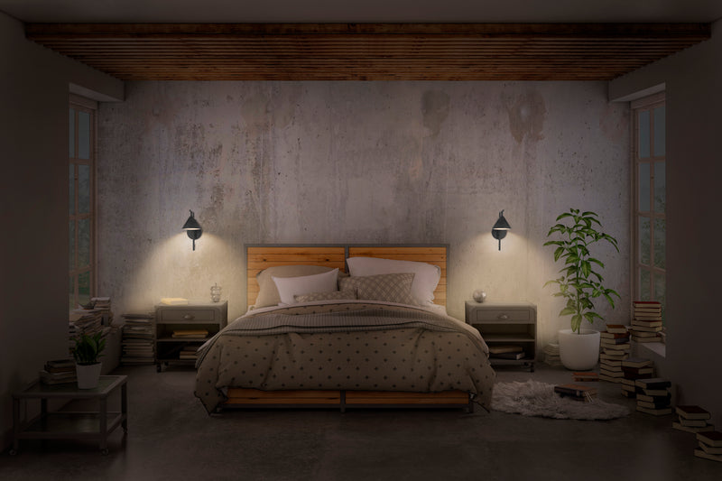 5W, 180lm, Decor Fuji Wall BLACK, 3000K, IP20, 195x255mm, LED Decorative wall lamp Osram