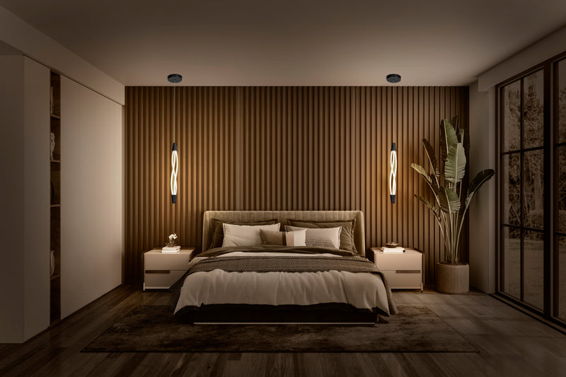 18W, 1800lm, Decor Swirl Pendant Vert Click DIM, 3000K, IP20, IK03, 150x1120mm, LED Kattovalaisin Osram