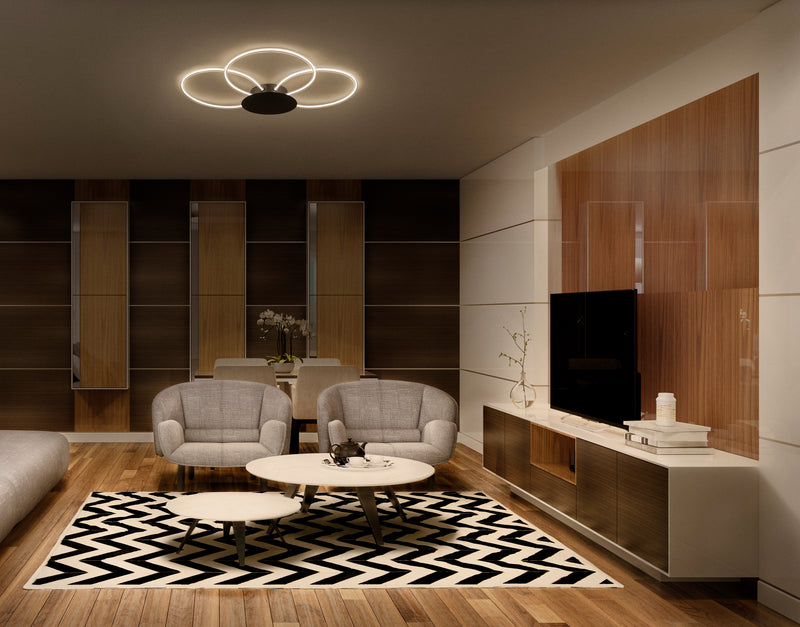 21W, 2400lm, Decor Aura Ceiling, Click DIM, 3000K, IP20, IK03, 615x913mm, LED Decorative ceiling light Osram