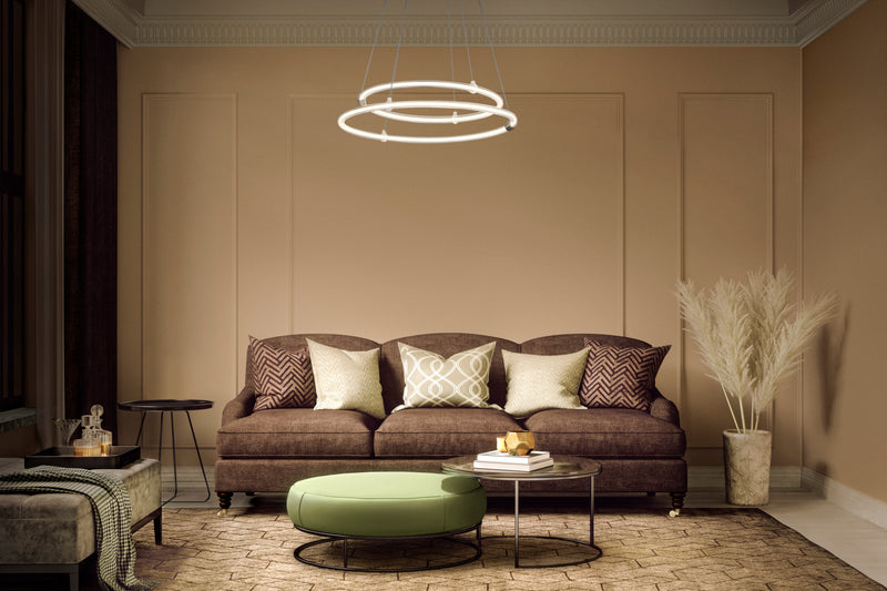 21W, 2400lm, Decor Aura 2XPendant Click DIM, 3000K, IP20, IK03, 498x800mm, LED Kattovalaisin Osram