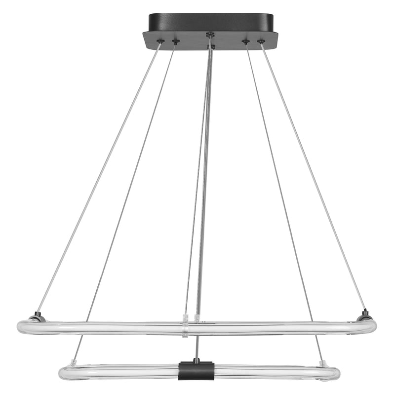 23W, 2500lm, Decor Tetragon 2XPendant Click DIM, IP20, IK03, 566x800mm, LED Ceiling lamp Osram