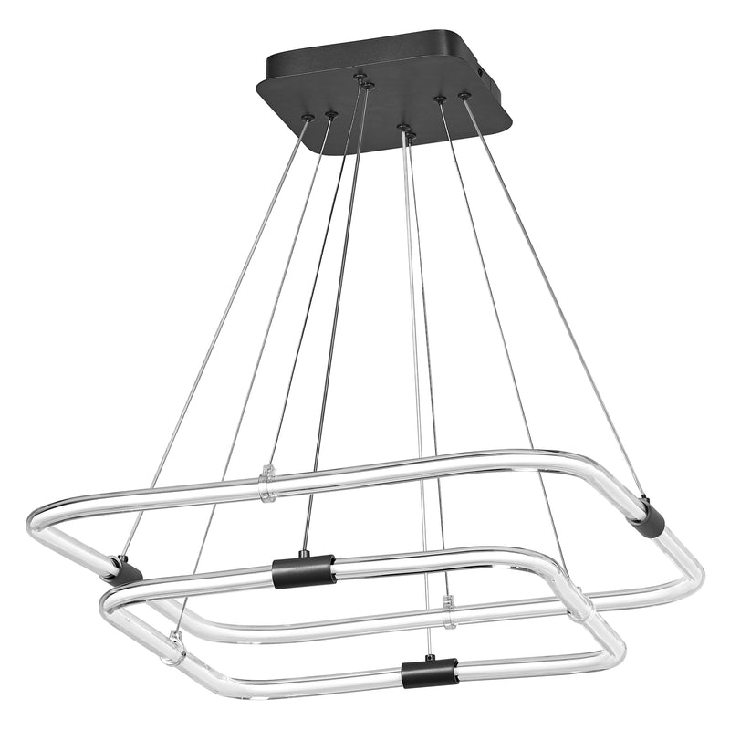 23W, 2500lm, Decor Tetragon 2XPendant Click DIM, IP20, IK03, 566x800mm, LED Ceiling lamp Osram